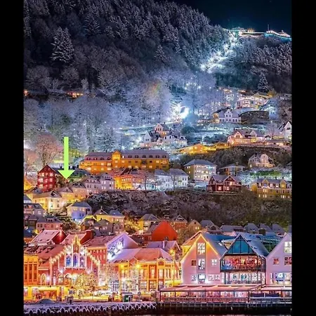 2-roms Med Spektakulaer Utsikt Og Privat Hage Bergen